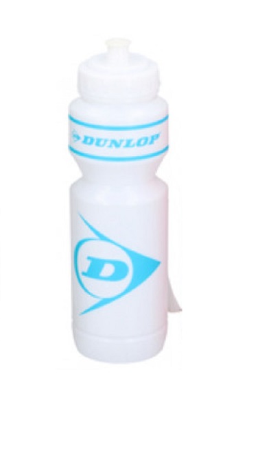 Спортна бутилка за пиене 1 литър Dunlop бяла