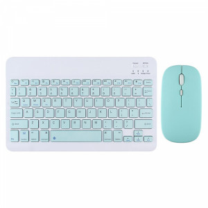 Комплект мишка и клавиатура No brand 030, Bluetooth, Син - 6168
