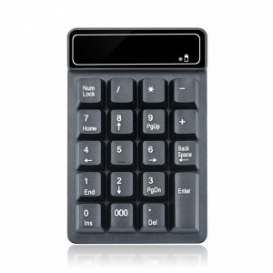 Клавиатура No brand K3, Num pad, Безжична, Bluetooth, Черен - 6186