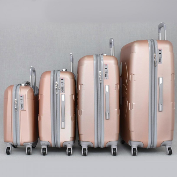 Комплект леки PVC авио спинъри - куфари PL 8081 La FLEUR ROSE