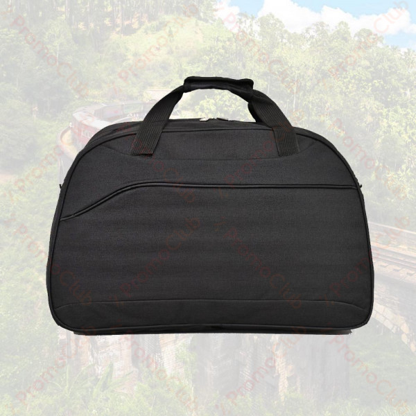 Практична, здрава и удобна текстилна пътна чанта 12339 - черен