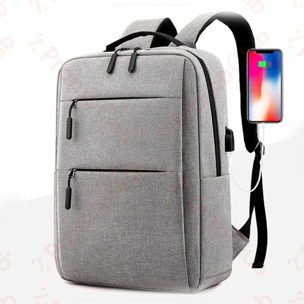 Практична и стилна раница за лаптоп - GREY 12130