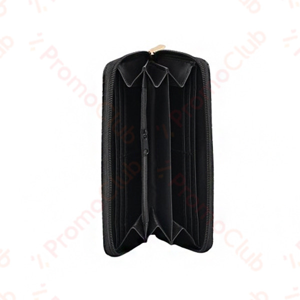 Елегантно и удобно дамско портмоне от еко кожа BLACK 02533