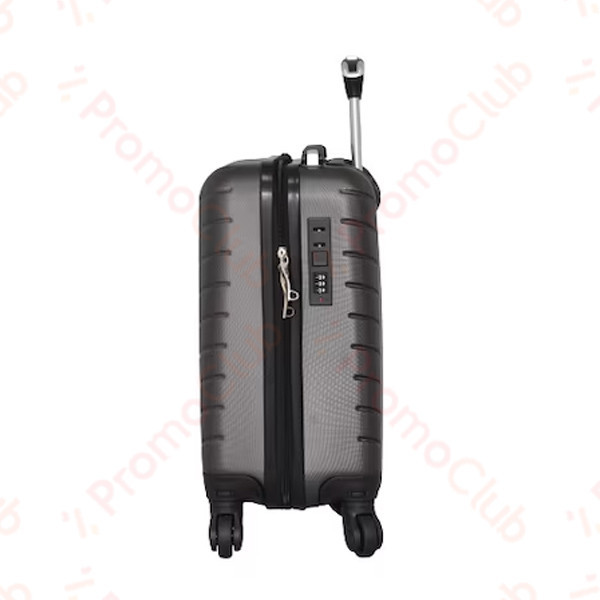 Удобен и здрав авио куфар за ръчен багаж ABS, 46cm - GREY 2052