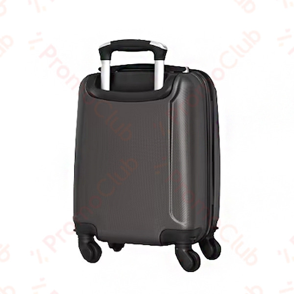 Компактен и практичен ABS авио куфар за ръчен багаж, 46cm - GREY 1217