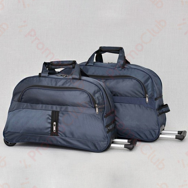 Комплект 2бр. удобни с стилни пътни чанти с колела TRAVEL - BLUE 12236