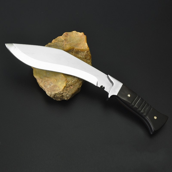 Огромен непалски кукри нож-  X109 OUTDOOR TOOL De LUX, стомана D2, кожена кания