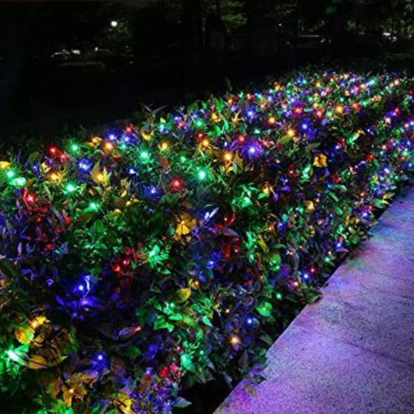 Новогодишни коледни LED лампички 50м, 500 лампи, мултицветни
