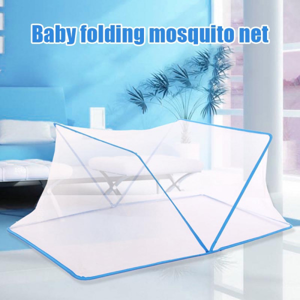 Малък комарник за легло предпазващ от комари, буболечки, паяци и др. -  120 х 60 х 55 cm