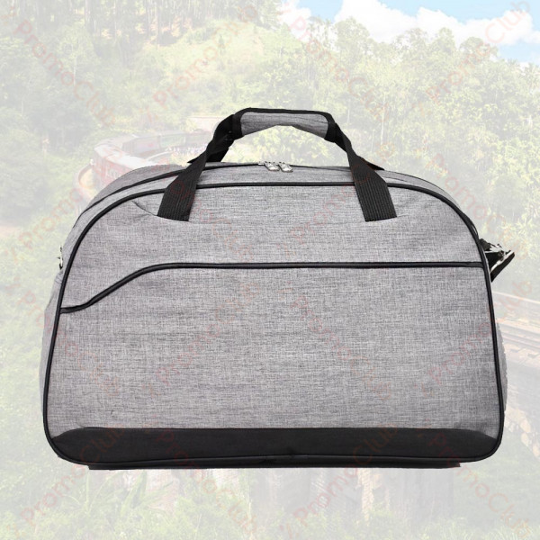 Практична, здрава и удобна текстилна пътна чанта 12339 - сив