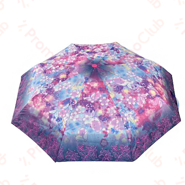 Красив и удобен дамски чадър с автоматично отваряне GRACIA - BUTTERFLY 41594