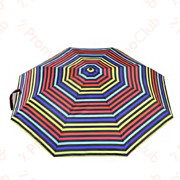 Цветен, красив и ветроустойчив чадър RAINDROPS - COLORFUL 2113