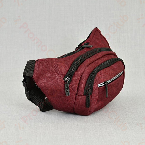 Удобна мъжка чанта за кръст с множество джобове MENSTYLE - RED 2318