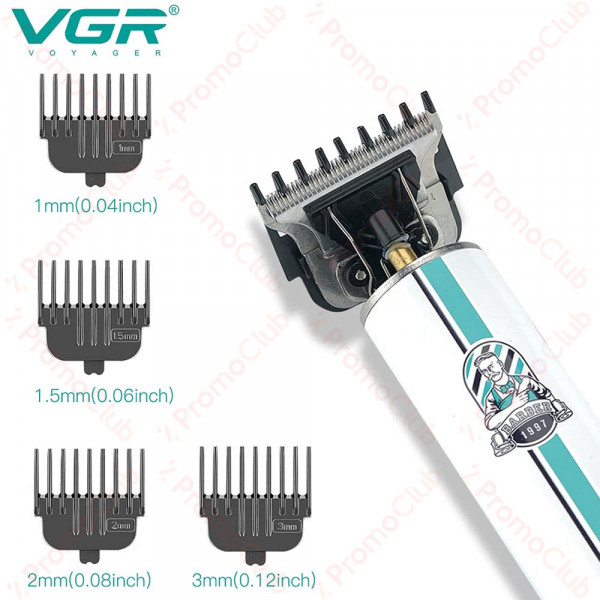 Тример за подстригване и оформяне VGR V-079 - за стайлинг, оформяне на бради, вежди и прически