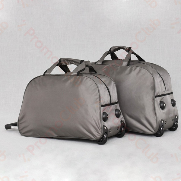 Комплект 2бр. удобни с стилни пътни чанти с колела TRAVEL - GREY  12236