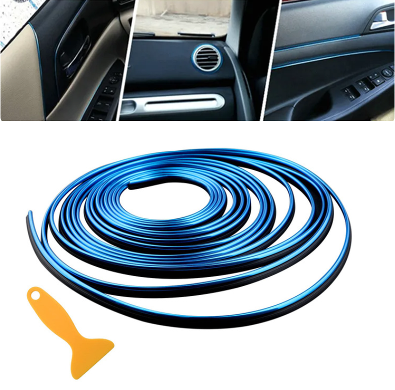 Интериорна лента за автомобил Синя 5М