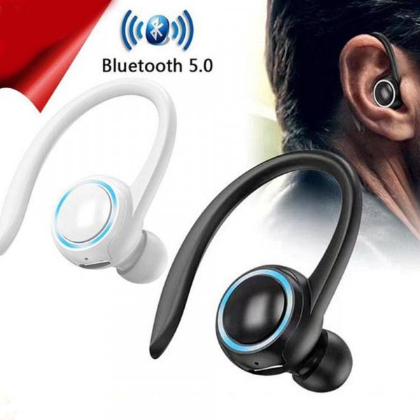Безжична Bluetooth слушалка А1S с LED светлинки, за дясно ухо