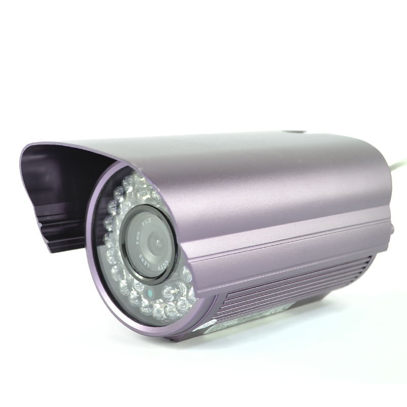 Видео камера за наблюдение CVC-HX-907, алуминиев корпус, 35 диода за нощно наблюдение