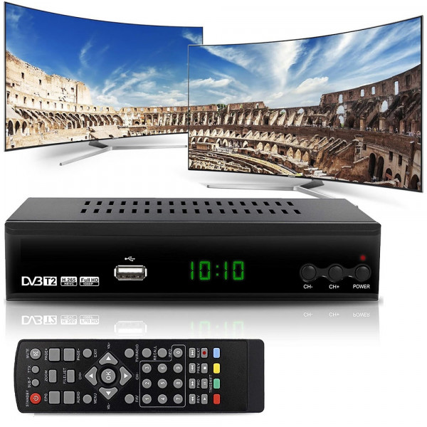 Ефирен цифров приемник  DVB T2 с всички екстри, вкл. и сръбски програми
