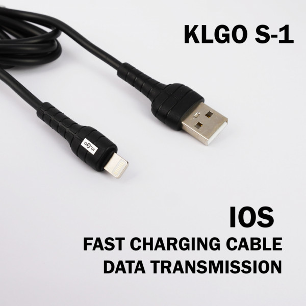 USB кабел за скоростно зареждане и трансфер на данни KLGO S-1 , за iPhone