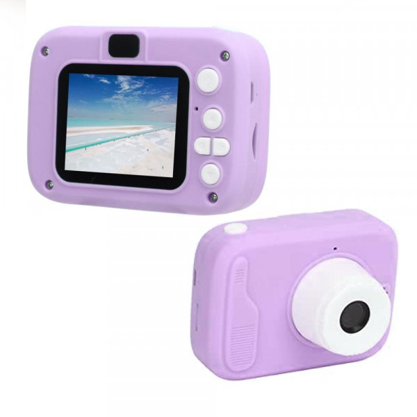 Детска дигитална камера-фотоапарат с удобна дръжка ЛИЛАВА
