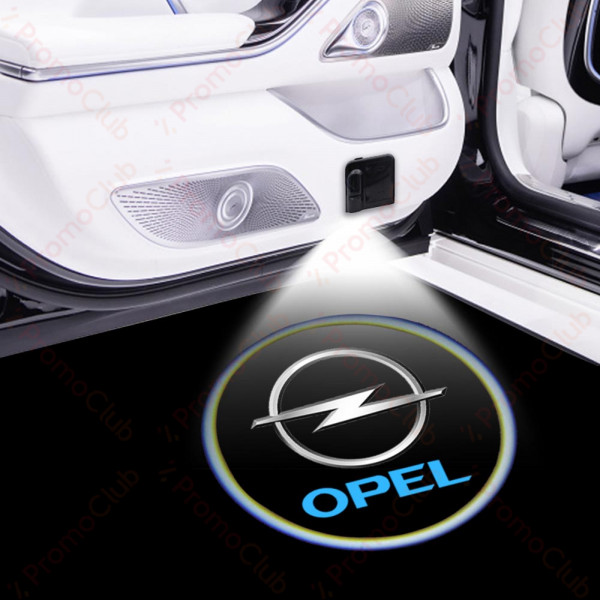 Безжични OPEL странични светлини за врата на кола JQ-666, 2 броя LED лого
