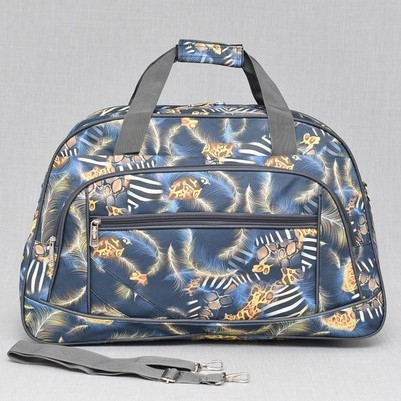 Пътна чанта от текстил с красив дизайн, 287 DARK BLUE