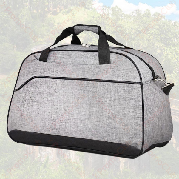 Практична, здрава и удобна текстилна пътна чанта 12339 - сив