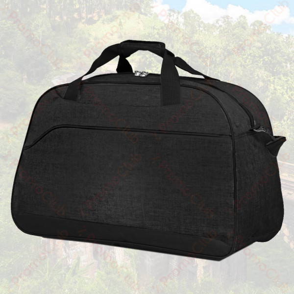 Практична, здрава и удобна текстилна пътна чанта 12339 - черен