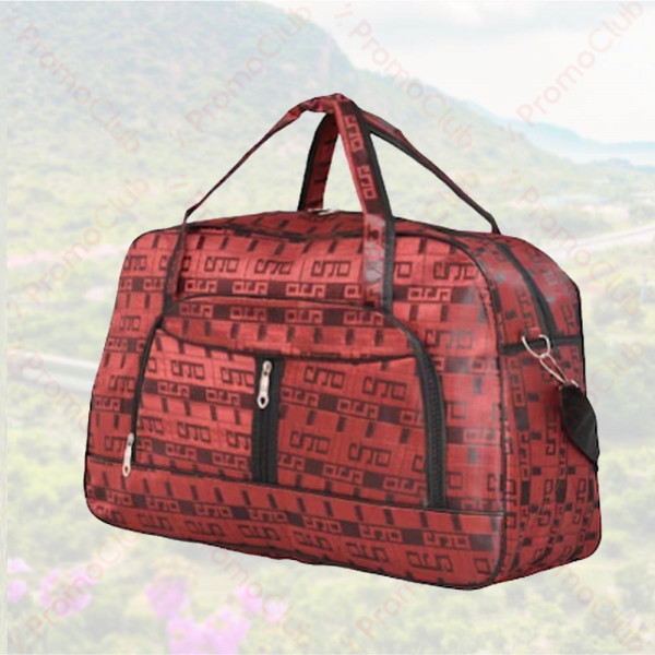 Здрава и удобна текстилна пътна чанта 32003, бордо