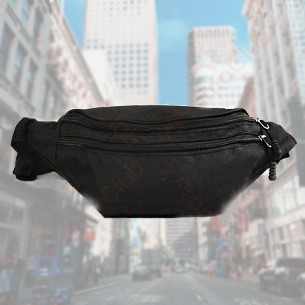 Практична мъжка чанта за кръст COMBAT - BLACK 0037
