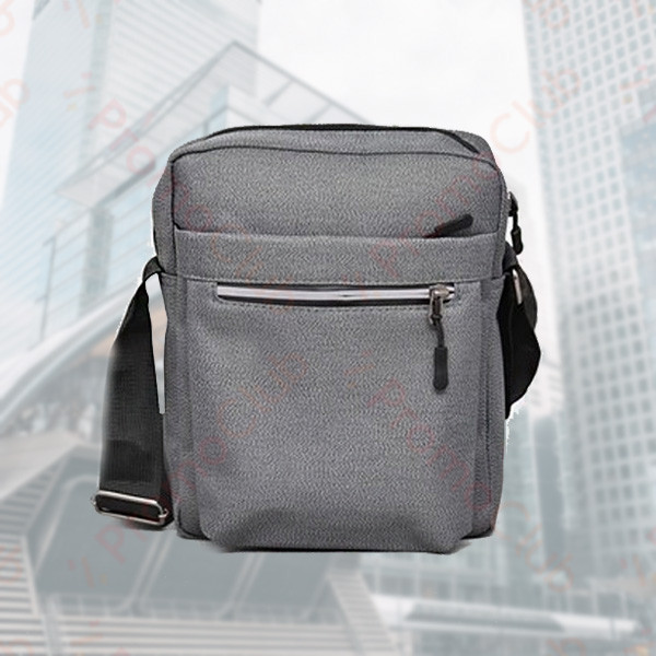 Здрава и удобна мъжка чанта за рамо CITYLIFE - GREY 01603