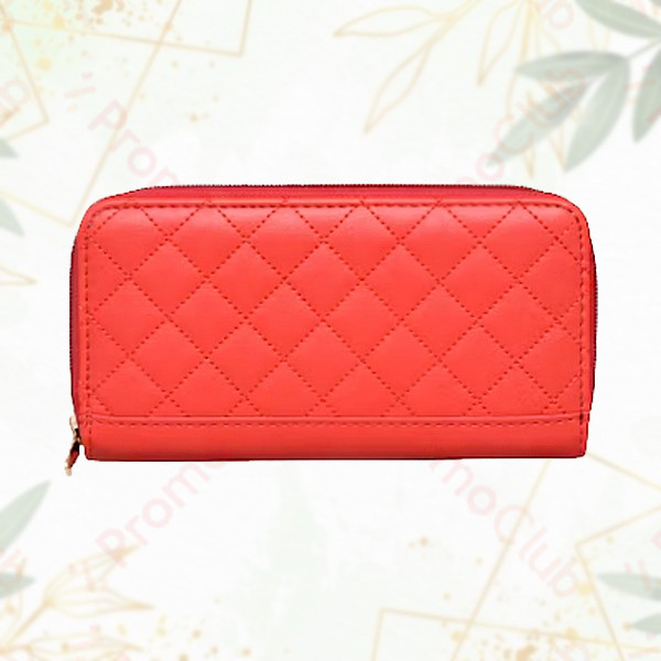 Красиво, елегантно и практично дамско портмоне от еко кожа LUX - RED 02531