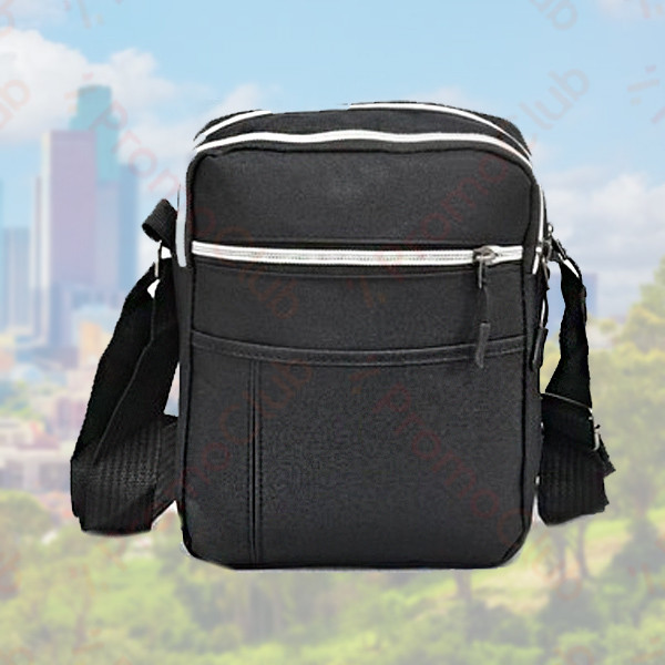 Удобна, здрава и практична спортна мъжка чанта SPORT - BLACK 8468