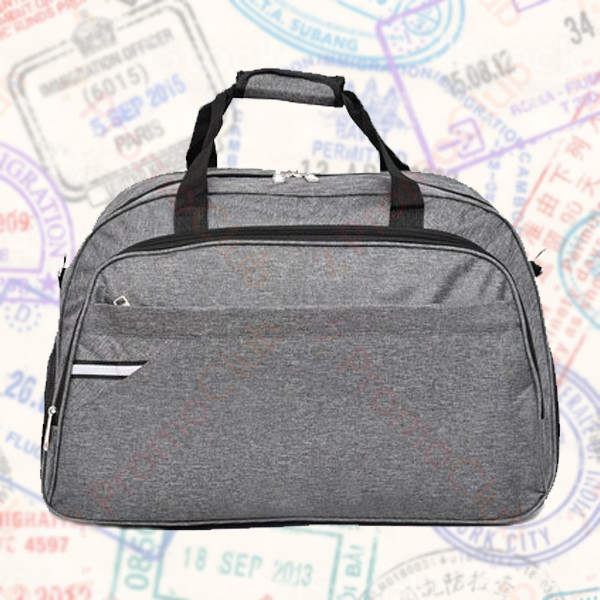 Голяма, здрава и удобна пътна чанта TRAVEL - GREY 1004