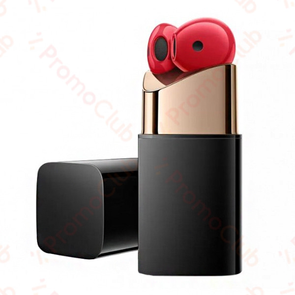 Интересни и стилни безжични слушалки с форма на червило Wireless headphones Lipstick X99-TWS