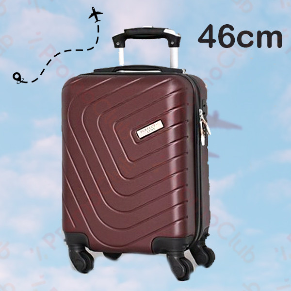 Удобен и здрав авио куфар за ръчен багаж ABS, 46cm - RED 2052