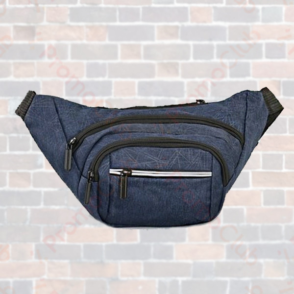 Удобна мъжка чанта за кръст с множество джобове MENSTYLE - BLUE 2318