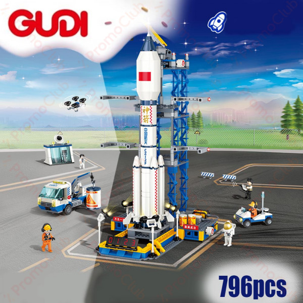 Лего конструктор ROCKET 11002- 796 части, GUDI, 6+