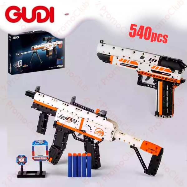 Лего конструктор SUPER TECHNIALE GUN 70003- 540 части, GUDI, 6+