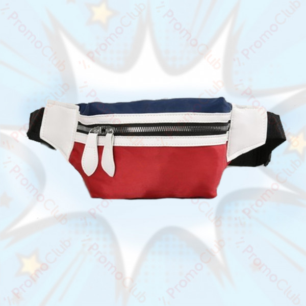 Свежа, цветна и практична чанта за кръст 12508 COLORS - RED