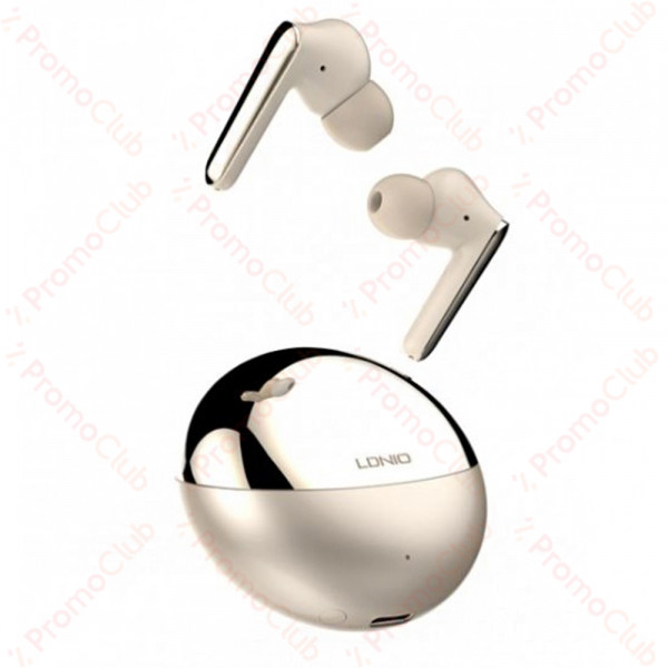 Безжични слушалки LDNIO T01 с кристален звук - GOLD