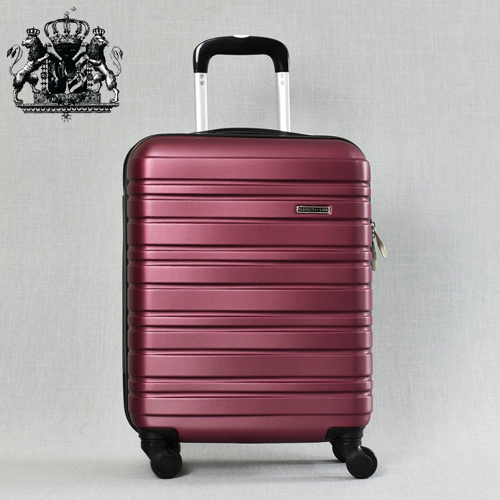Класен ABS куфар - спинър за ръчен багаж 8094 19" ROYAL BORDEAUX 52/42/20, 2.4 кг., вс. екстри