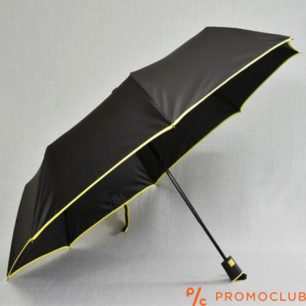 Сгъваем чадър с BLACK-YELLOW LINE 22802