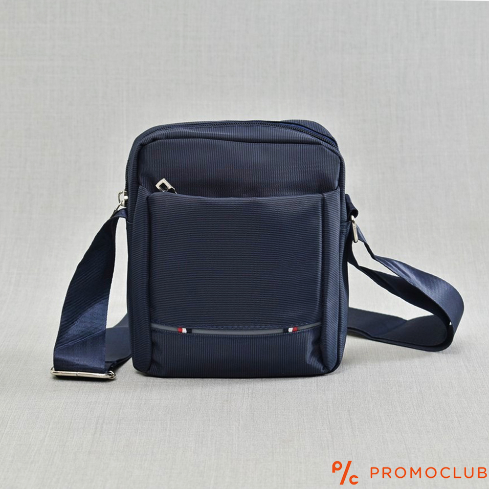 Мъжка чанта от текстил с дръжка за през рамо BLUE 2701