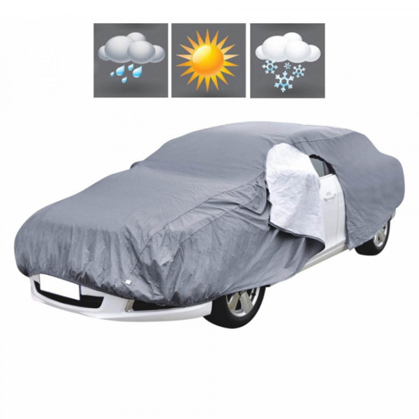 Покривало за автомобил от мека вата - ефикасно предпазва от външните условия 170052, М
