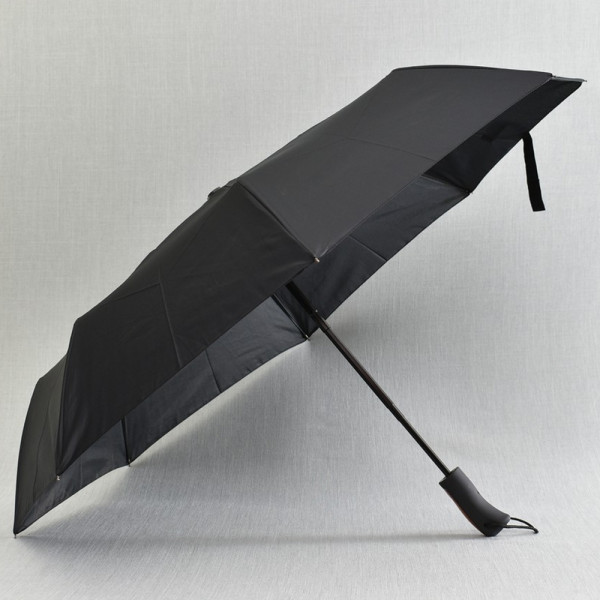 Автоматичен мъжки чадър двупосочен 41484 - черен