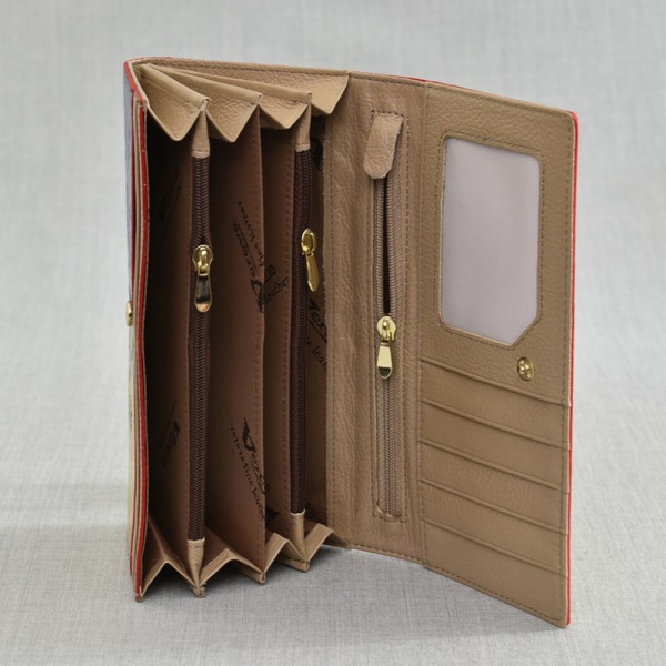 ЛУКС портфейл Ван Гог от естествена кожа и ръчна изработка, 456-7