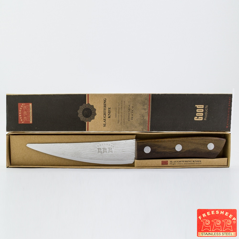 Кухненски нож SHEFF's KNIFE FREESHEEP DM-03 26.50 см, скосен връх	
