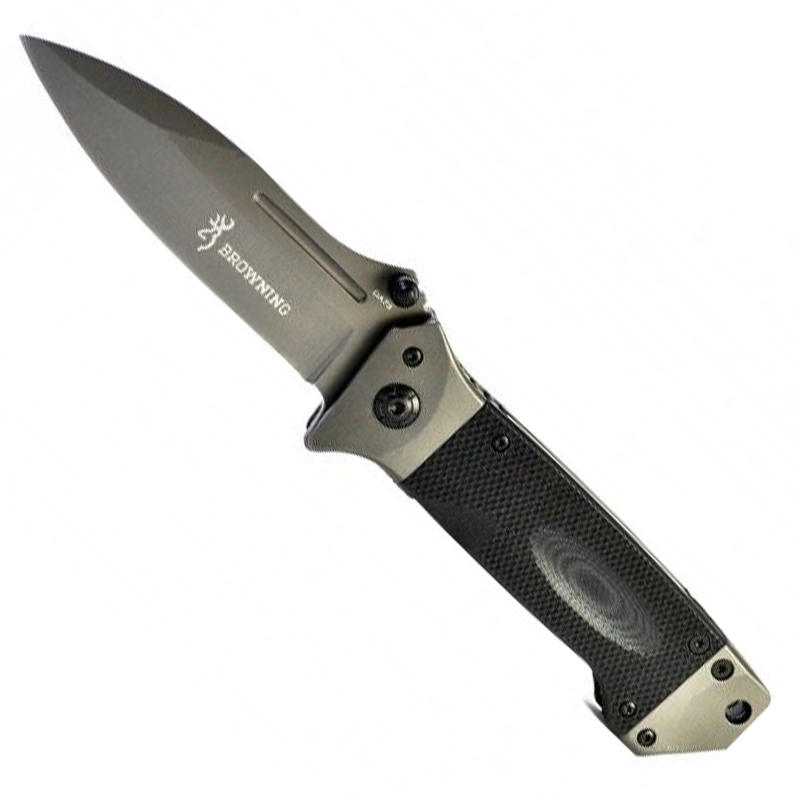 Тежък подаръчен сгъваем нож BROWNING DA73 BLACK